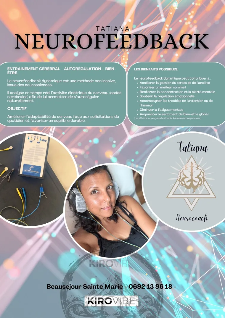 Fiche prestataire de Tatiana, Neurofeedback